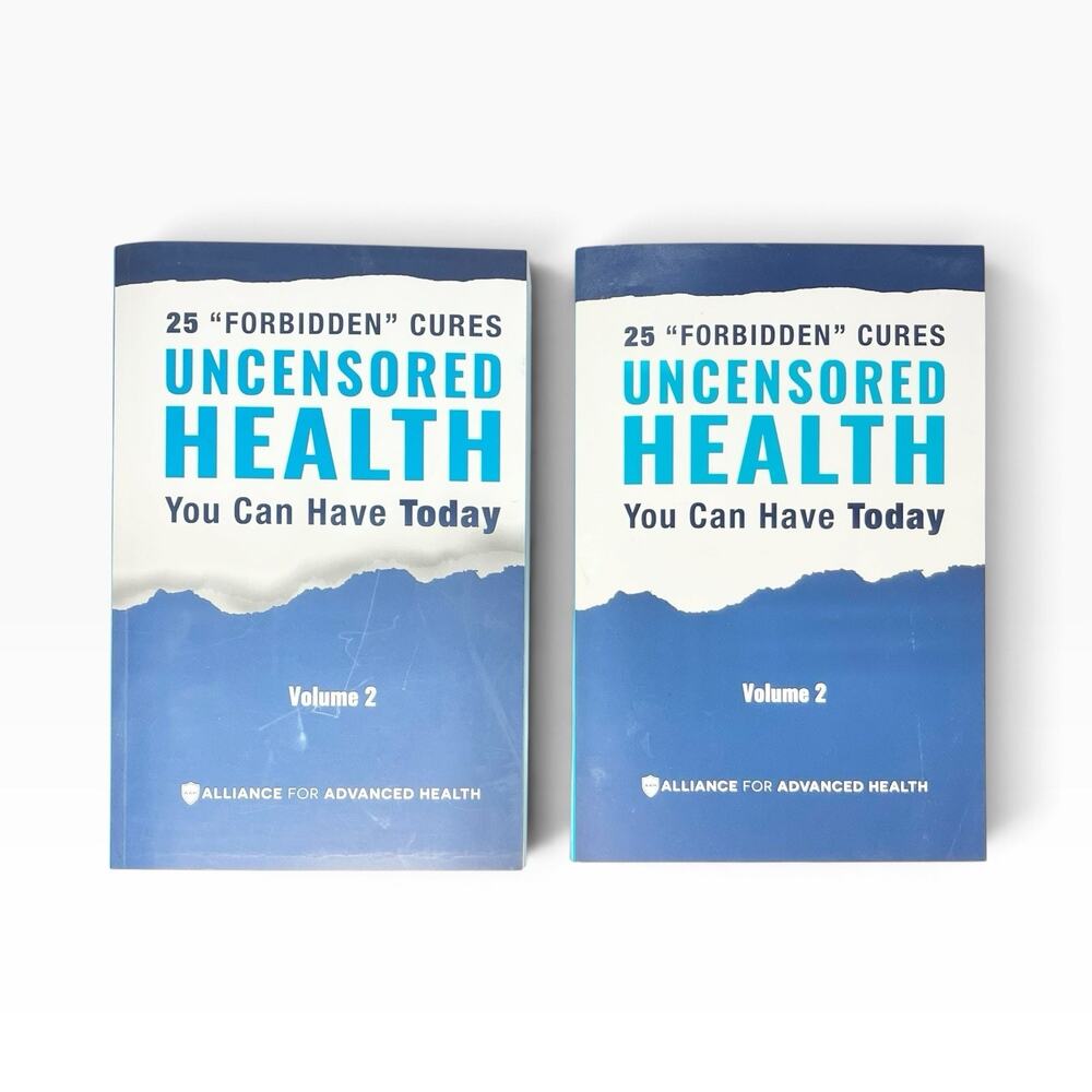 2018 25 “Forbidden” Cures Uncensored Health Volume ll, Set of 2 Paperbacks